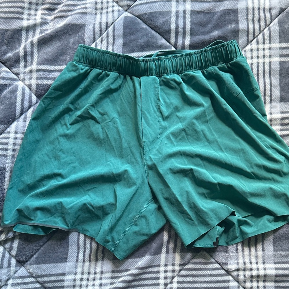 Lululemon Teal Running Shorts